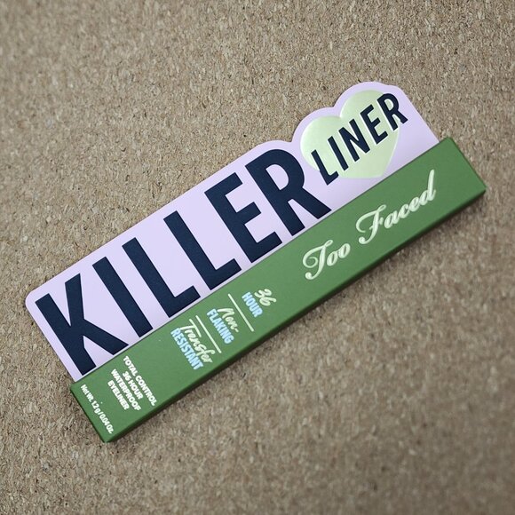 Too Faced Killer Liner 36 Hour Waterproof Gel Eyeliner Killer Camo 1.2g 0.04Oz - Picture 1 of 5